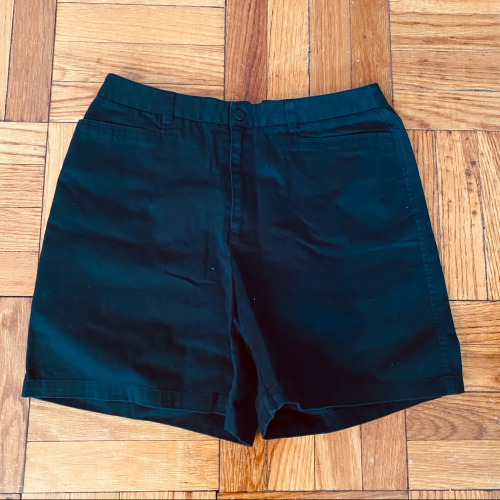 Rafaella Black High Waisted Shorts